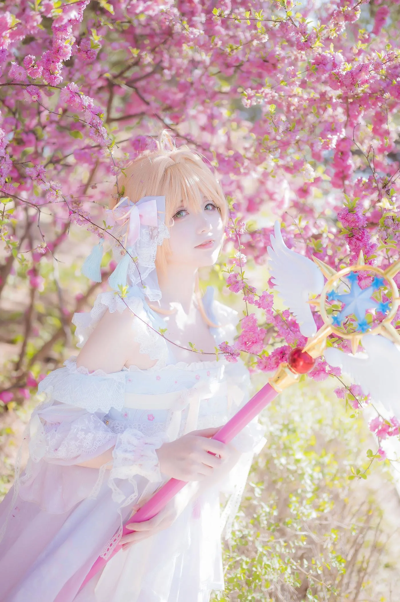 渊秧 – NO.24 魔卡少女樱-木之本樱中华风洋装同人cos [10P]插图5